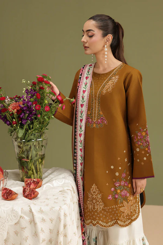RajBari Jahaan Embroidered Lawn 3 Piece Unstitched Suit (01)