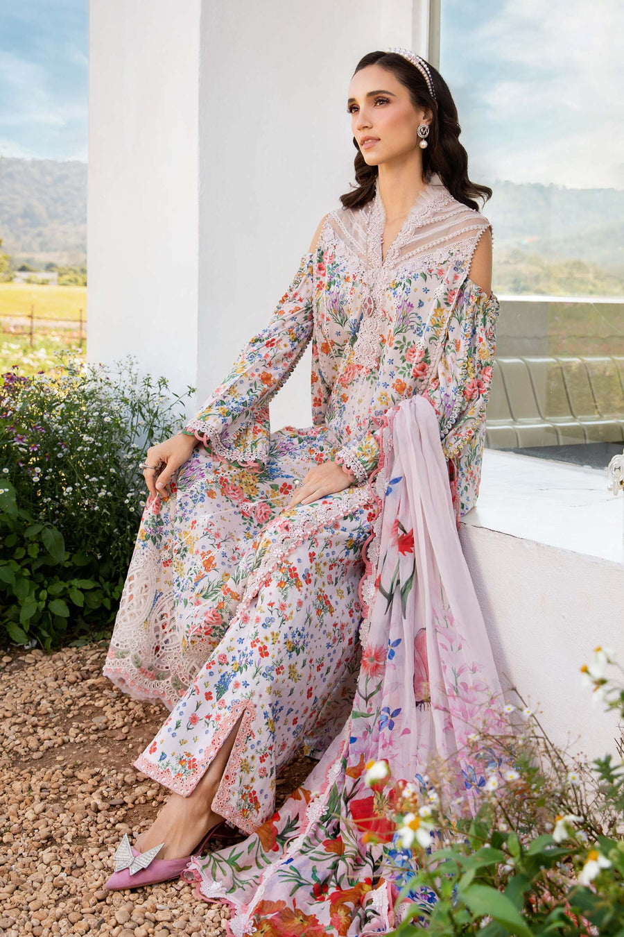 Maria B Mprint 07A Lawn Collection 25'