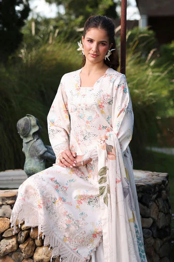 PrintKaari By Raaya Embroidered 3 Piece Stitched Suit (Rosevelle)