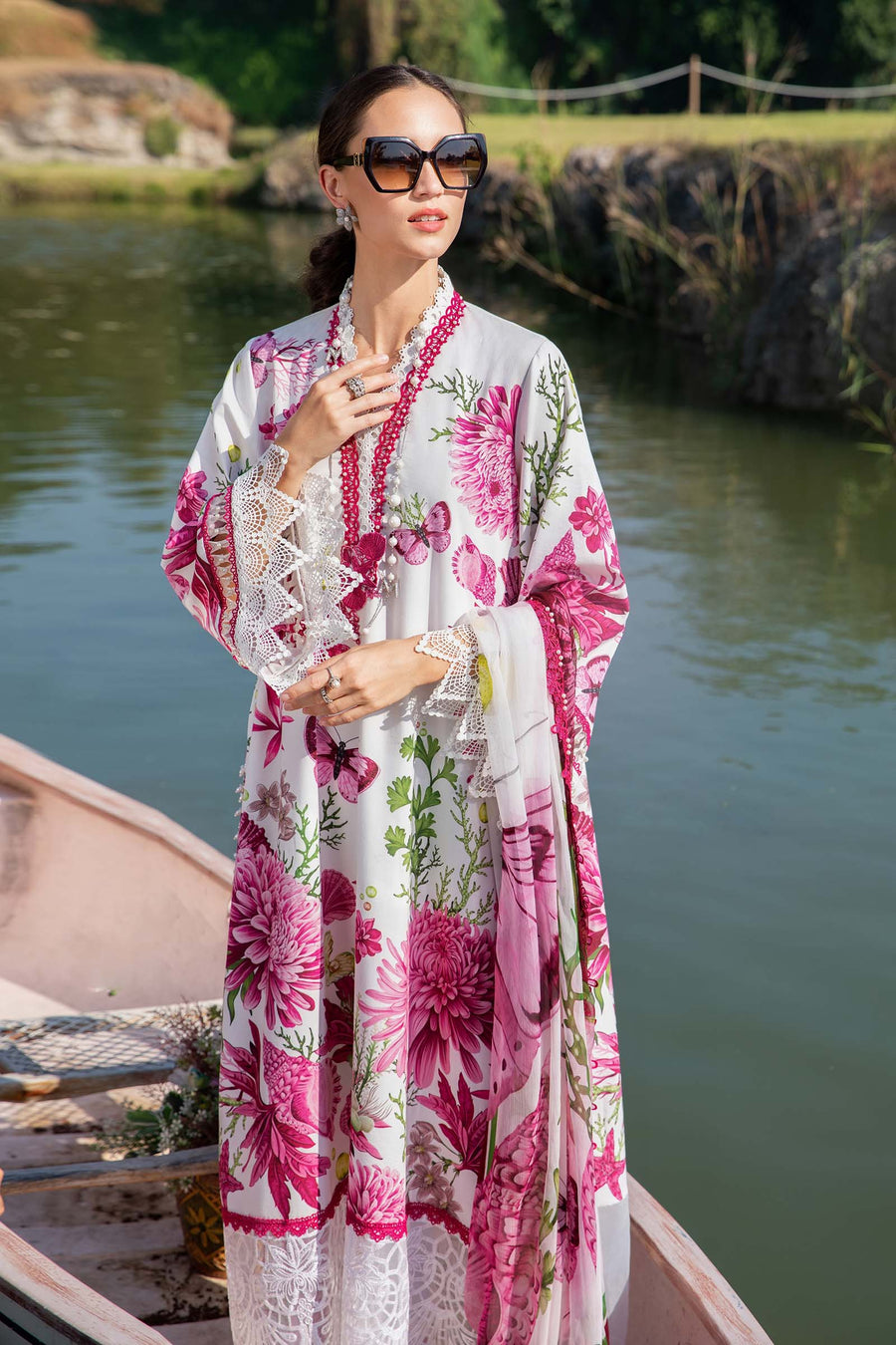 Maria B Mprint 10A Lawn Collection 25'