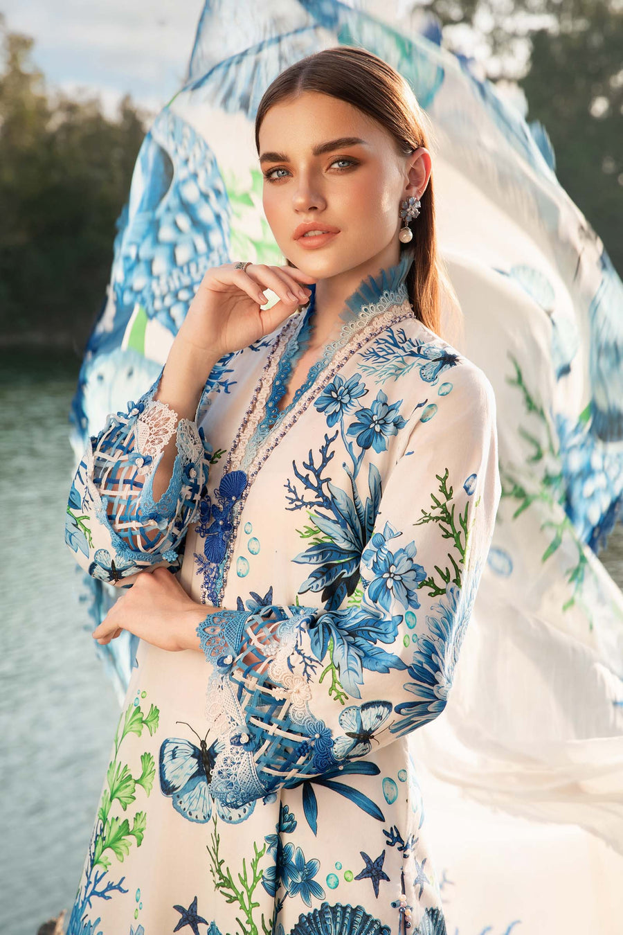 Maria B Mprint 10B Lawn Collection 25'