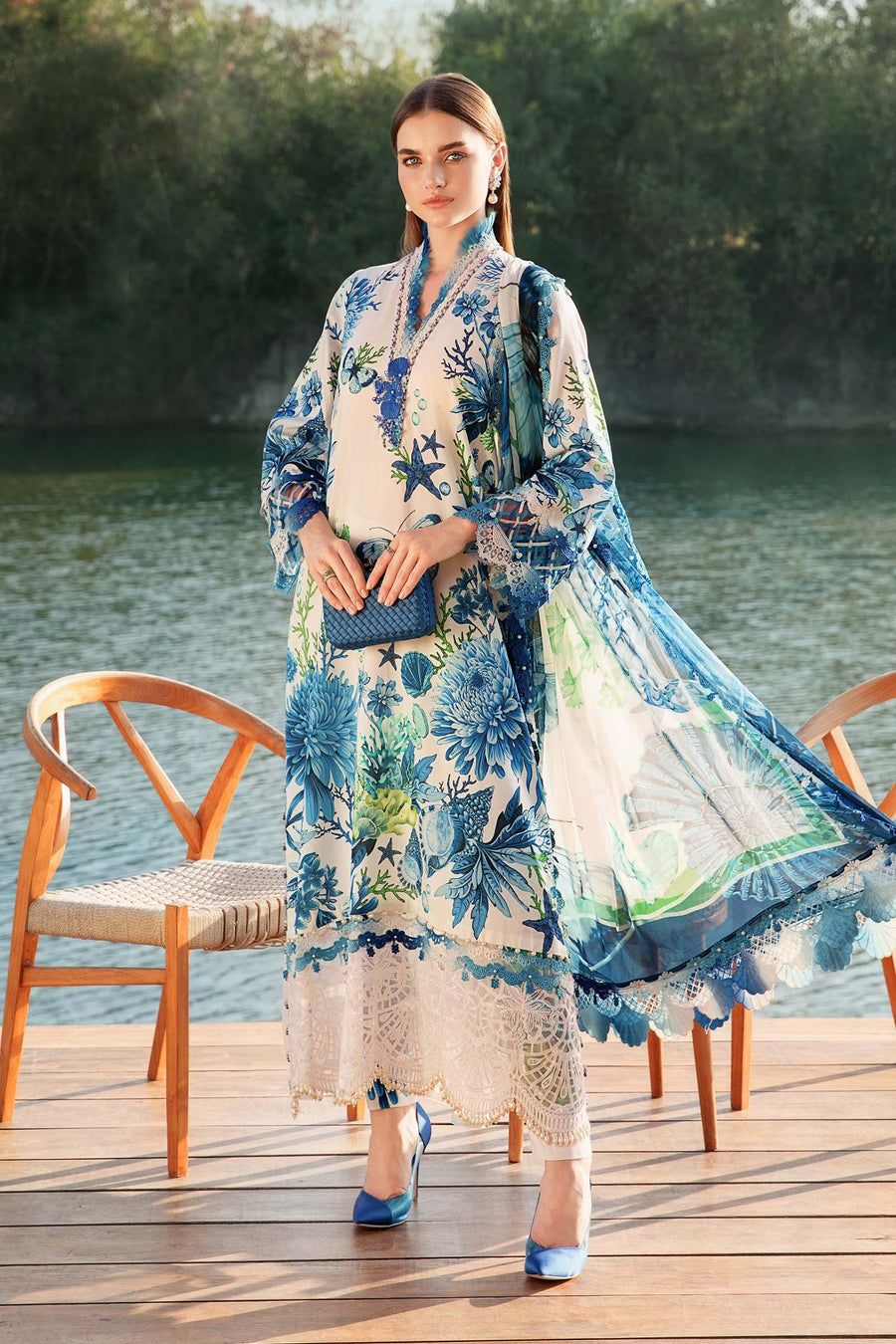 Maria B Mprint 10B Lawn Collection 25'
