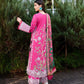 Mushq A Moi Luxury Lawn ’26 | Embroidered 3-Piece Unstitched Suit (Blushing Rose)