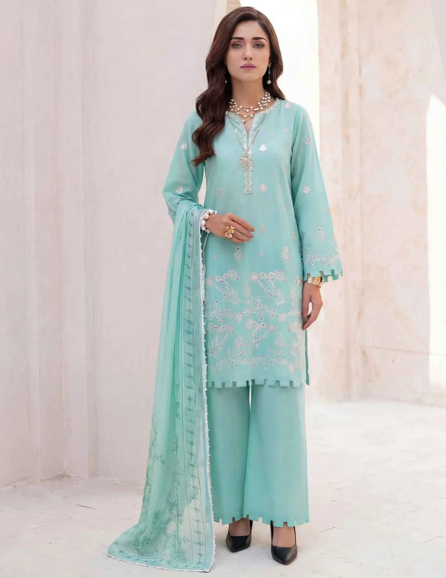 AMAL Spring Pret by Allys – 3PC Stitched Embroidered Suit | Spring Collection 2026