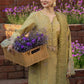 Rang Rasiya- Embroidered Lawn 3PC Unstitched Suit with Net Dupatta (Raha)