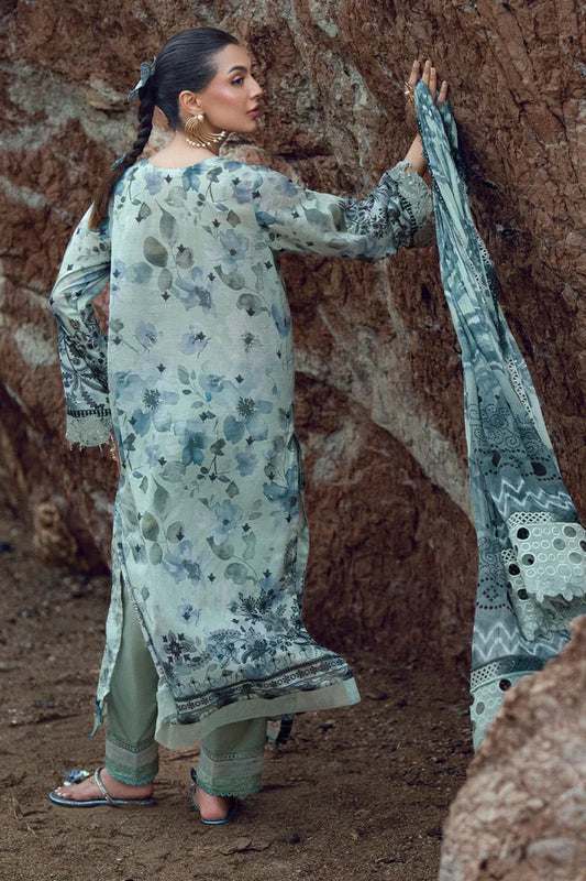 Gardenia by Nurèh – Embroidered & Printed Lawn 3 Piece Suit with Chiffon Dupatta (NSG-206)