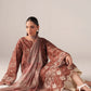 IZNIK Luxury Lawn Collection – SS-10 | Rust 3-Piece Set