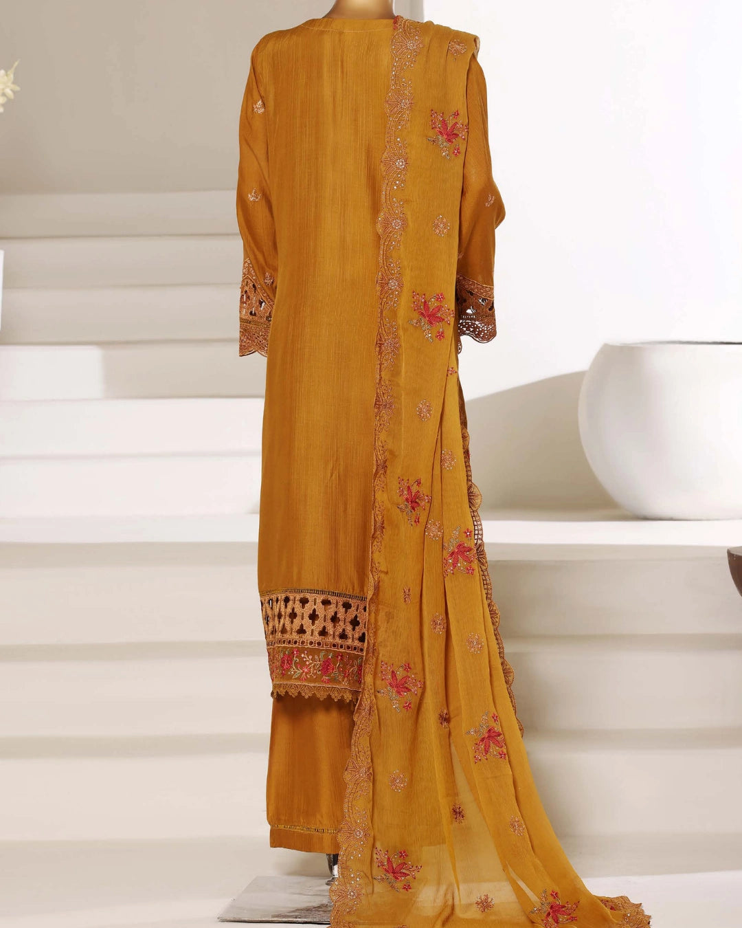 Sadabahar Luxury Embroidered Lawn Stitched 3-Piece Suit | Festive Collection