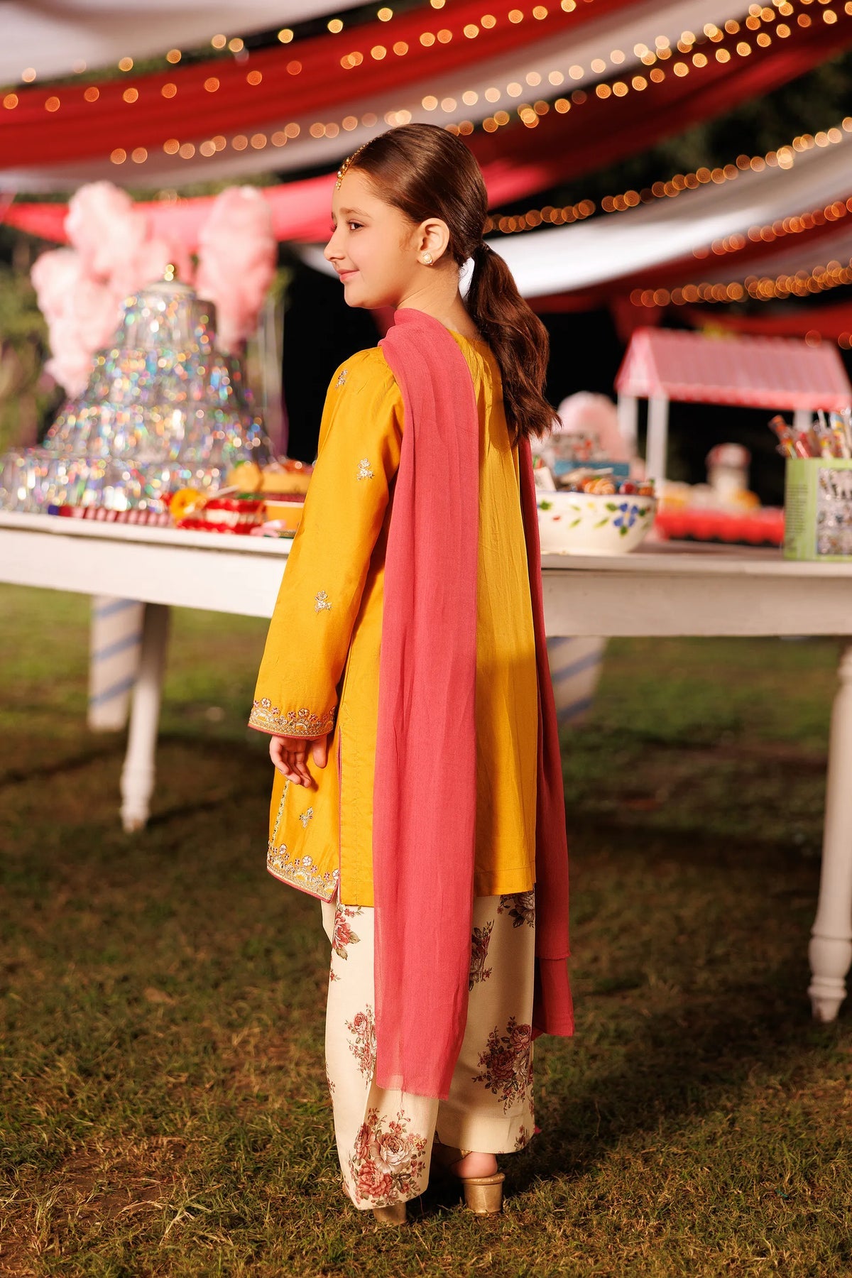 Garnet Embroidered Lawn Stitched 3 Piece Suit (Sunbeam) | Summer Collection 2026