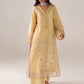Iznik spring Butter Yellow Embroidered Lawn 3 Piece stitched Suit (SS-11)
