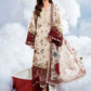 MariaB MBasics-Embroidered Lawn 3 Piece Unstitched Suit with Chiffon Dupatta (D1A)