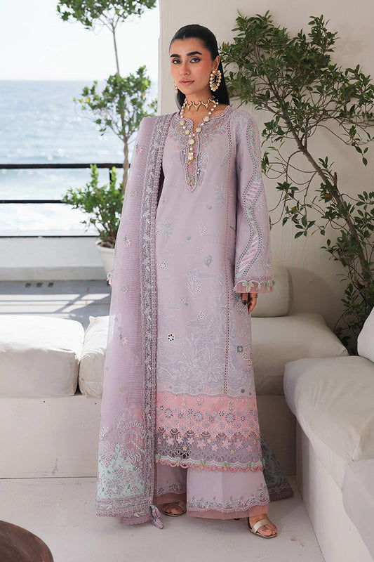 QALAMKAR Sahil | Luxury Chikankari Embroidered 3PC Lawn Suit with Jacquard Weaved Dupatta | REHMA