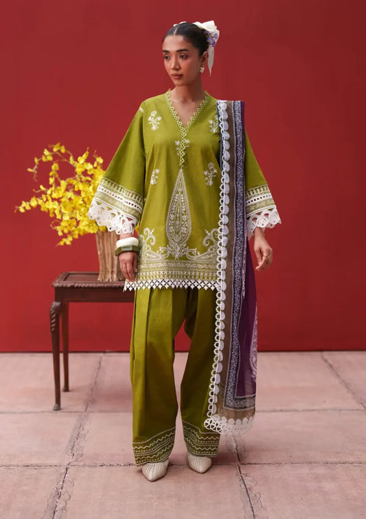 Laanem by Saira Rizwan stitched Embroidered Lawn 3 Piece Suit (NERAYA-A)