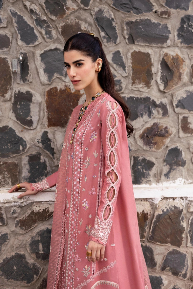 Qalamkar Qlinekari Inlays – Chikankari Embroidered Lawn Ready to Wear (DC #03)