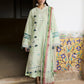 Hussain Rehar by Zun - Embroidered Lawn 3 Piece Unstitched Suit – Mint Green (Nane)