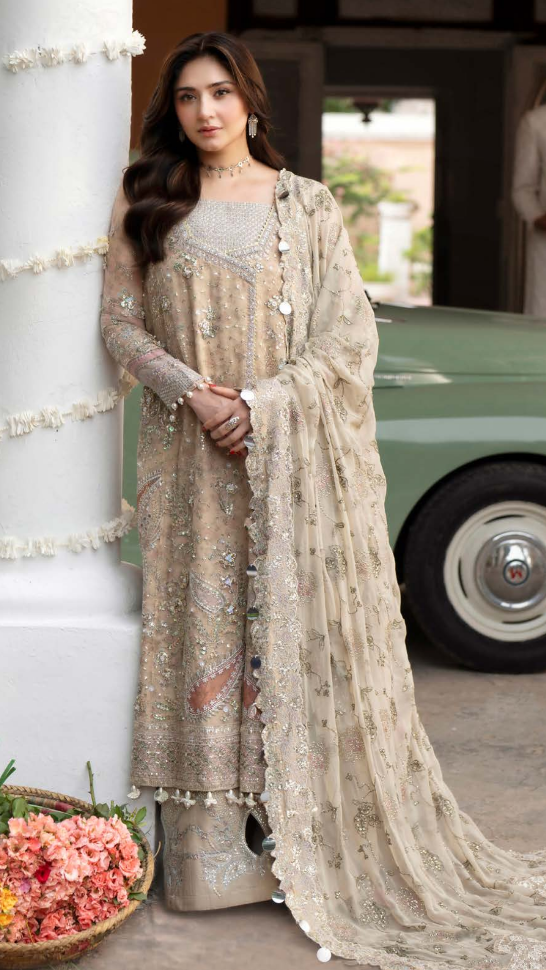 Nureh Jhoomro Embroidered Unstitched 3 peice Luxury Formals suite 2026 (NL-96)