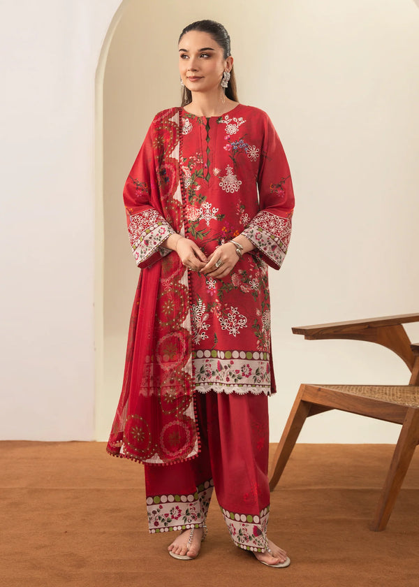 Amal Solace by Allys - Embroidered Chikankari 3 Piece Stitched Suit (DL – 03)