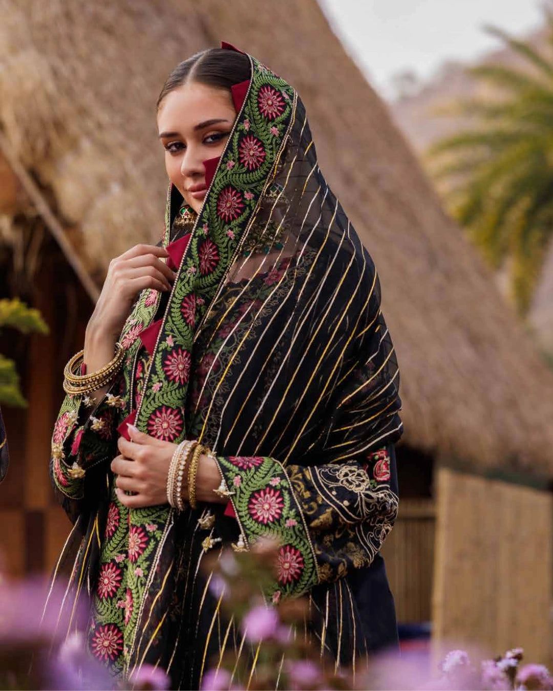 Charizma Zouq Eid Premium 3-Piece Embroidered Lawn Suit (Unstitched) CZ5-03