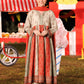 Garnet Embroidered Lawn Stitched 3 Piece Suit (Orange Pop) | Summer Collection 2026