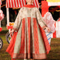Garnet Embroidered Lawn Stitched 3 Piece Suit (Orange Pop) | Summer Collection 2026