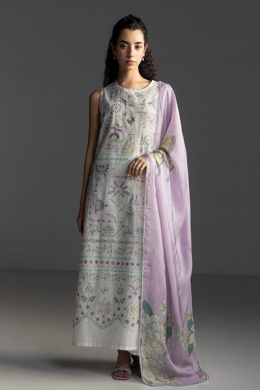 Coco By Zara Shahjahan Lawn 2026 – 3-Piece Embroidered Lawn Suit (VEYA-7A)