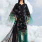 MariaB MBasics-Embroidered Lawn 3 Piece Unstitched Suit with Chiffon Dupatta (D01B)