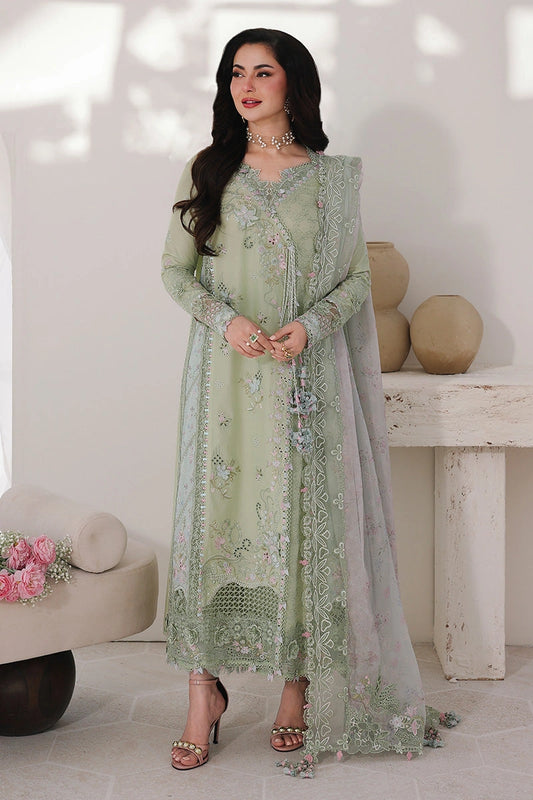 QALAMKAR Sahil | Luxury Digital Printed Chikankari Embroidered 3PC Lawn Suit | – Elegant Festive Wear | JIYA