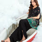 MariaB MBasics-Embroidered Lawn 3 Piece Unstitched Suit with Chiffon Dupatta (D01B)