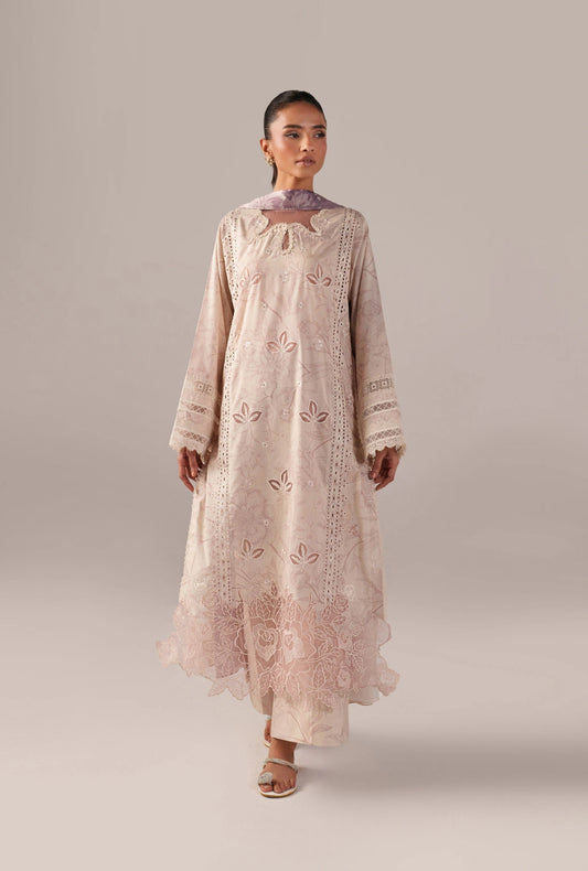 IZNIK Luxury Lawn Collection – SS-12 | Pearl White 3-Piece S