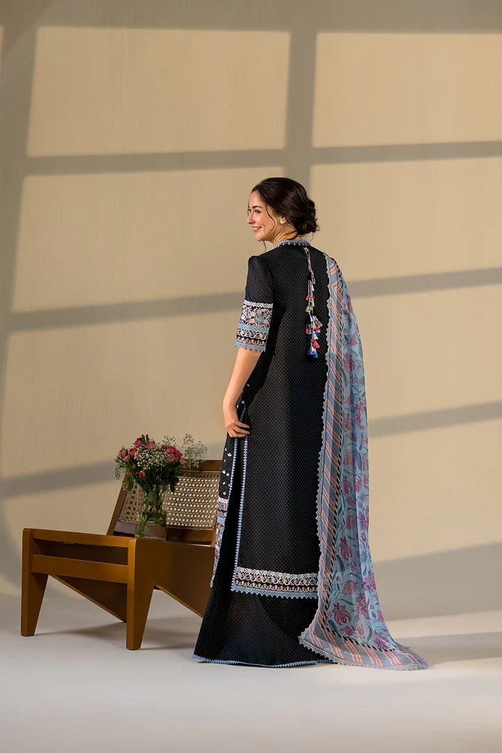 Sobia Nazir VITAL Embroidered 3 Piece Unstitched Lawn Suit (V-6B)