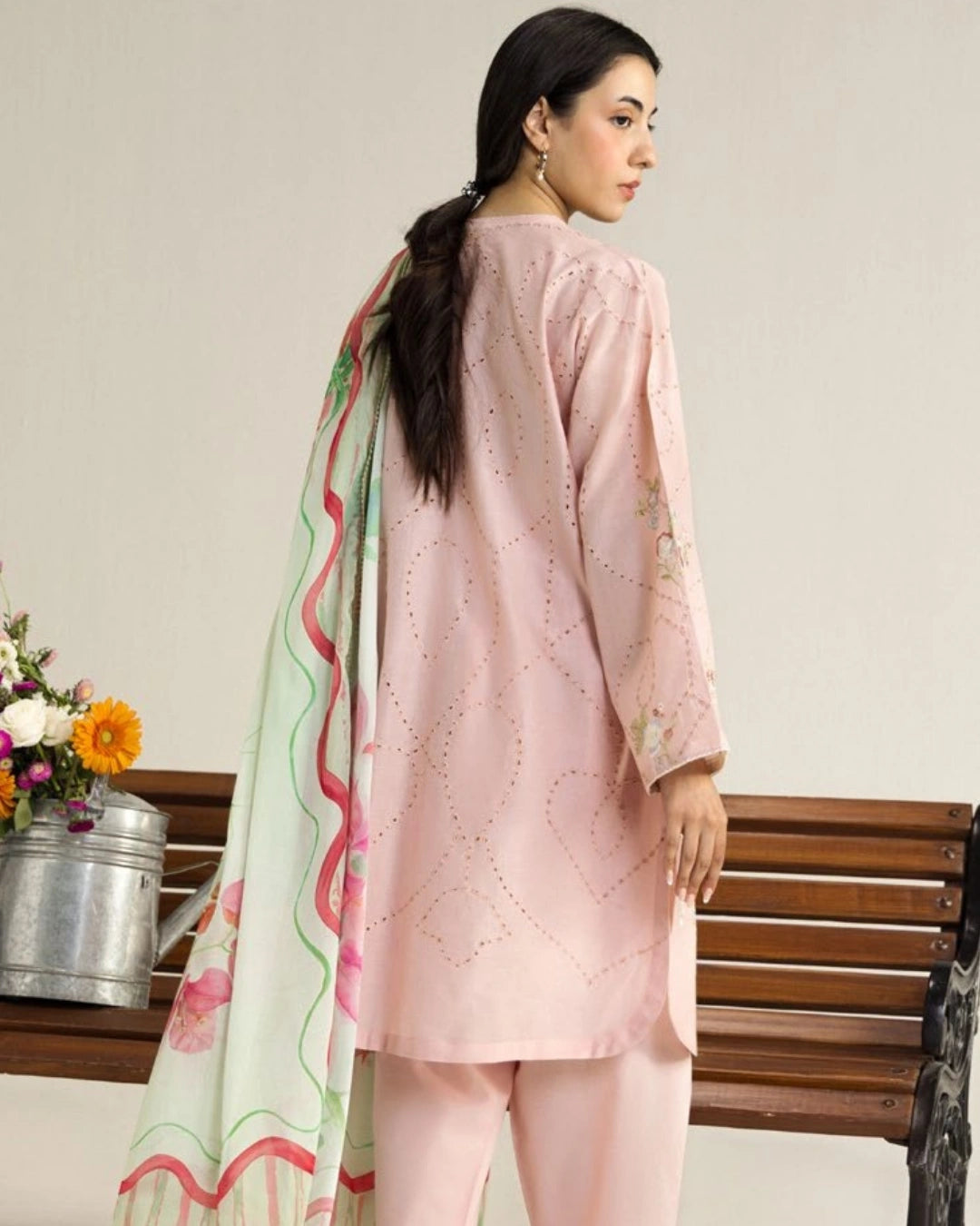 Coco By Zara Shahjahan Embroidered Lawn 3-Piece Unstitched Suit (Lune-2B)
