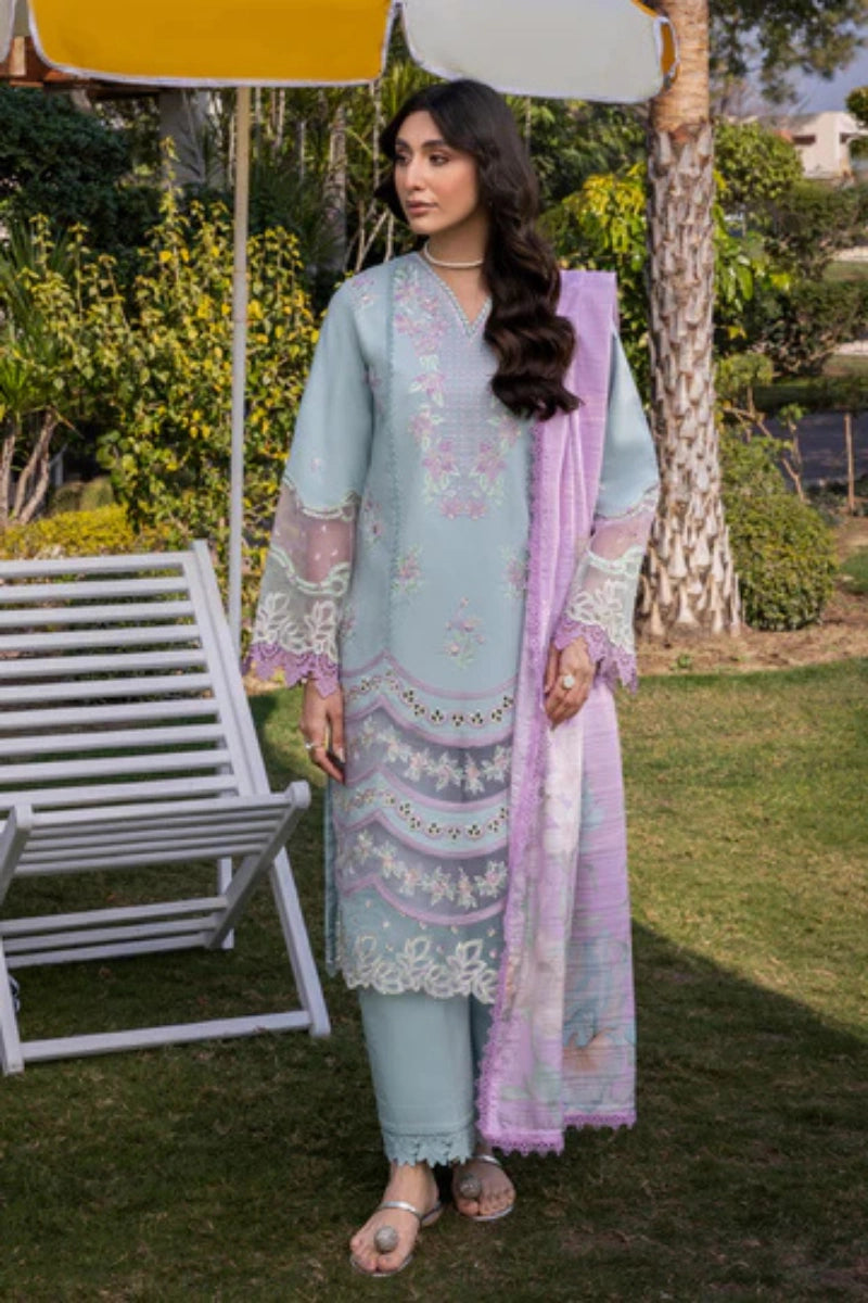 Rangrasiya Alizah | Dyed Lawn Embroidered Ready-to-Wear Suit