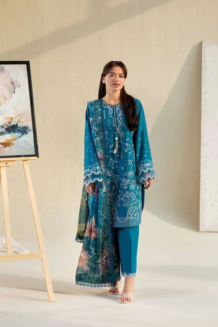 Sobia Nazir VITAL Embroidered 3 Piece Unstitched Lawn Suit (V-7A)