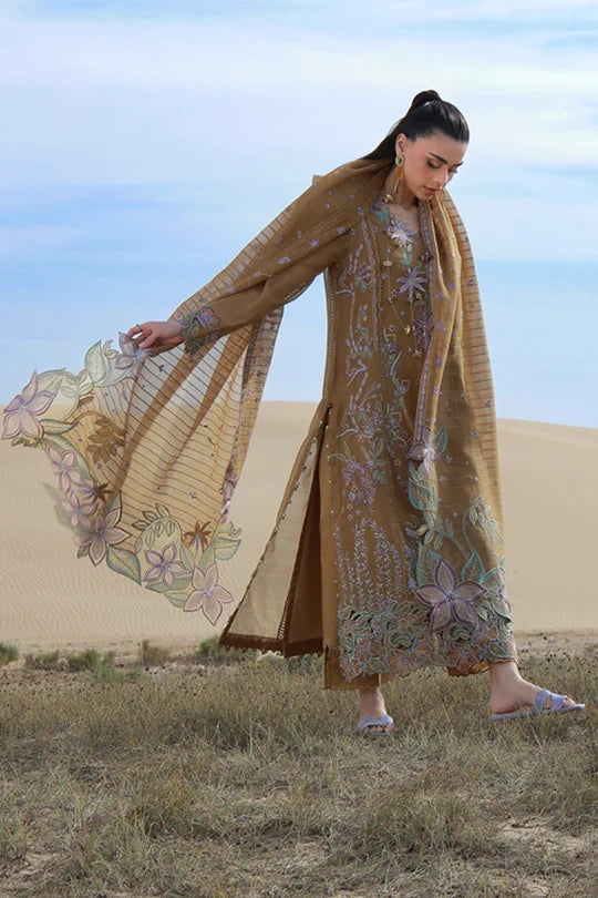 Rang Rasiya – Minaal | Luxury Embroidered Cotton Net 3-Piece Suit