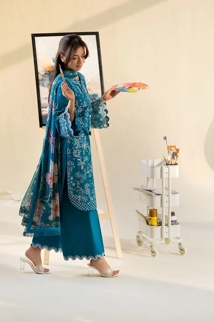 Sobia Nazir VITAL Embroidered 3 Piece Unstitched Lawn Suit (V-7A)