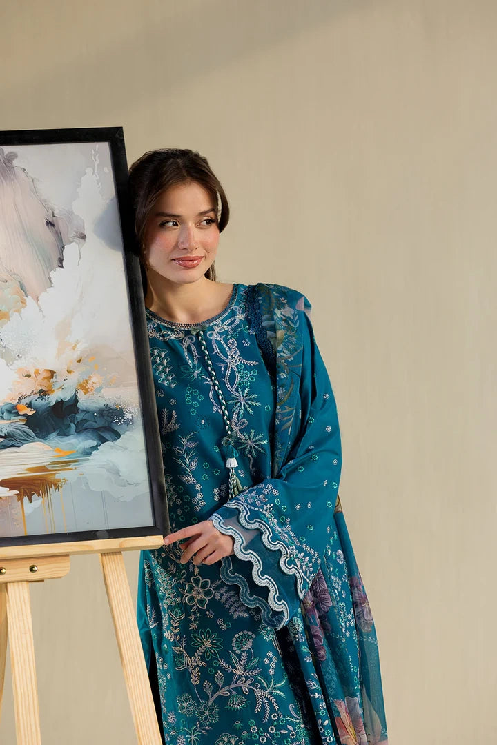 Sobia Nazir VITAL Embroidered 3 Piece Unstitched Lawn Suit (V-7A)