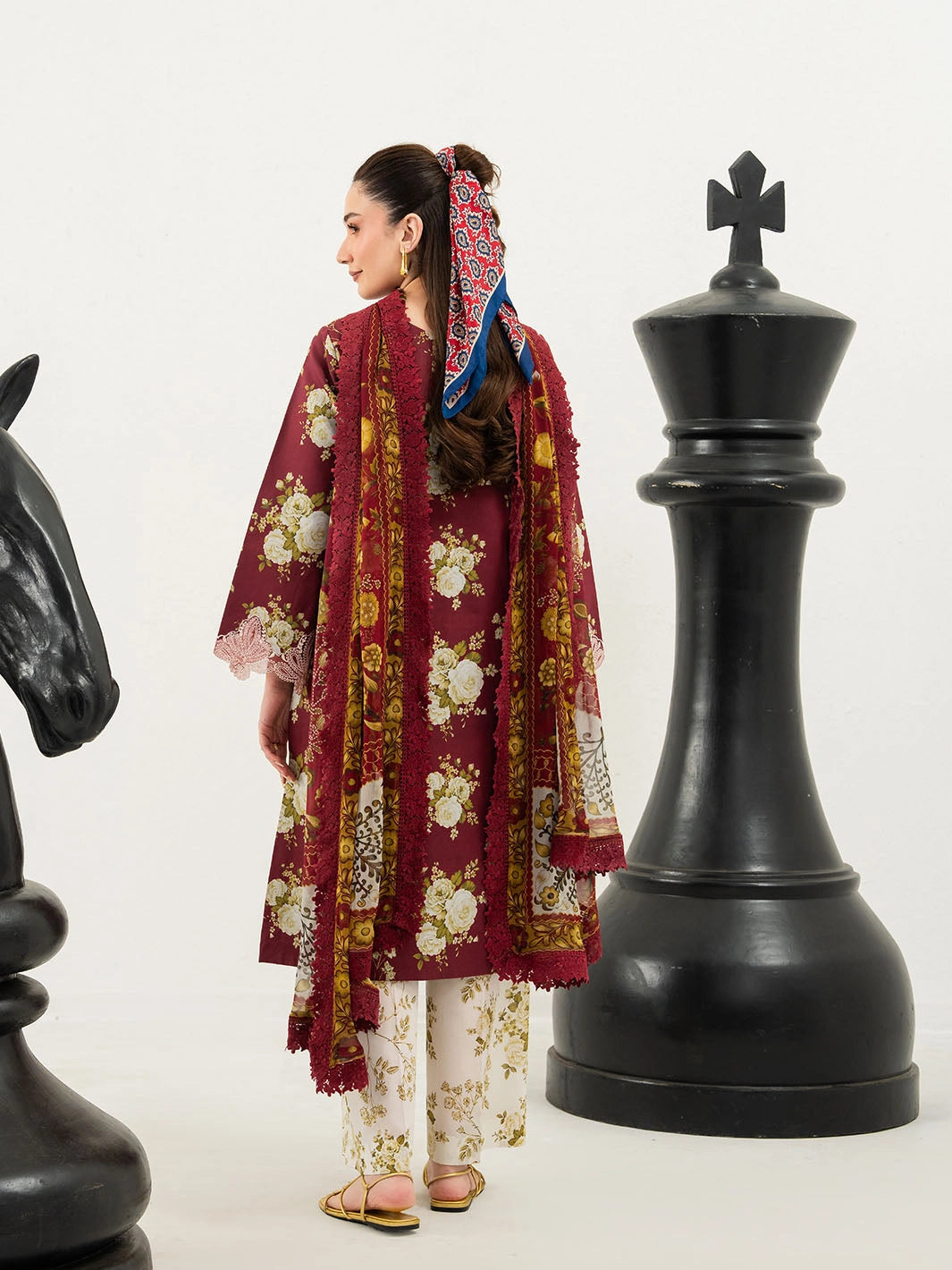 Annaya by Mahnur | Embroidered Lawn Unstitched 3-Piece Suit A-012