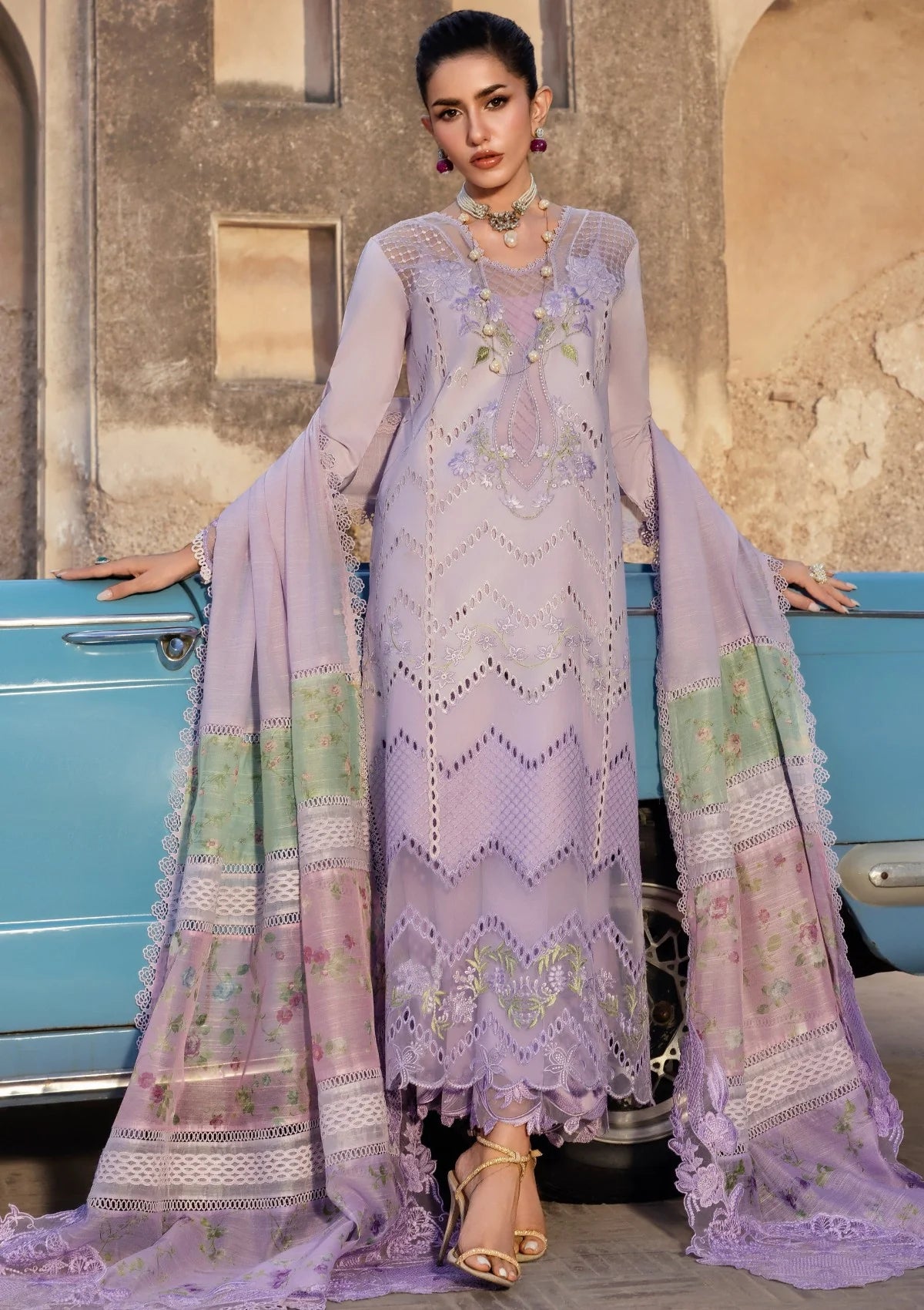 Saira Shakira by Bloom Unstitched Suite Lawn 26 (AMBRE 7-B)