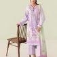 Roheenaz Rosette 3-Piece stitched Lawn Suit (Azure days)