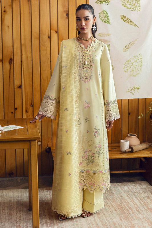 Qalamkar Qlinekari Inlays – Chikankari Embroidered Lawn Ready to Wear (DC #04)