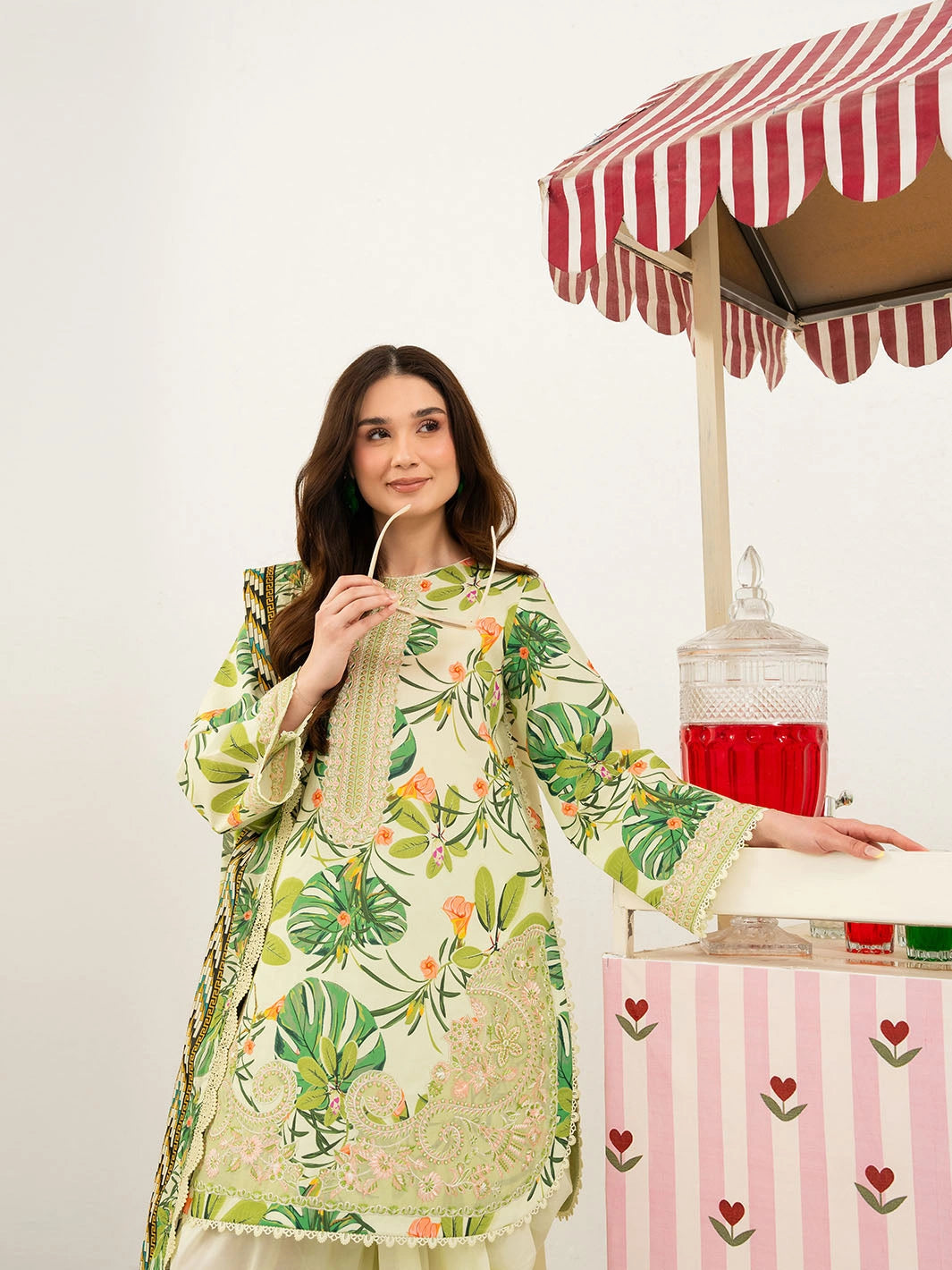 Annaya by Mahnur | Embroidered Lawn Unstitched 3-Piece Suit A-013