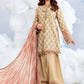 MariaB MBasics-Embroidered Lawn 3 Piece Unstitched Suit with Chiffon Dupatta (D12A)