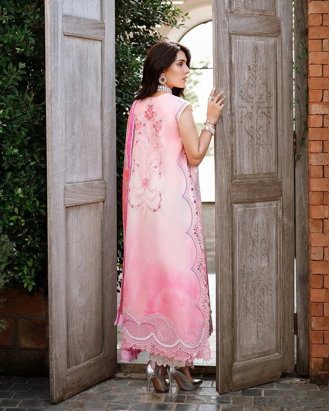 Mushq A Moi Luxury Lawn ’26 | Embroidered 3-Piece Unstitched Suit (Silent Dreamer)