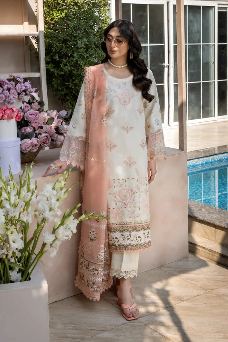 Rangrasiya Miraal | Paste Print Lawn Embroidered Ready-to-Wear Suit