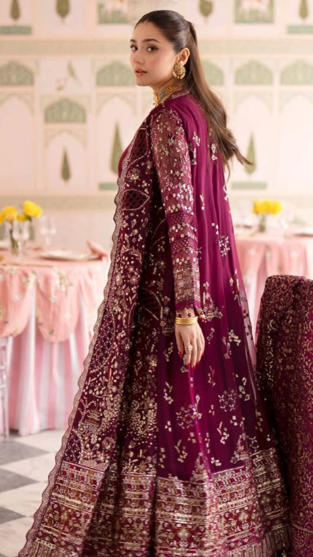 Nureh Jhoomro Embroidered Unstitched 3 peice Luxury Formals suite 2026 (NL-97)
