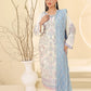 Tawakkal Embroidered Bamber Chiffon Suit With La Bella Viscose Jacquard Trouser D-004