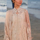 QALAMKAR Sahil | Luxury Chikankari Embroidered 3PC Rocket Net Suit | – Premium Festive Collection | NEHAN