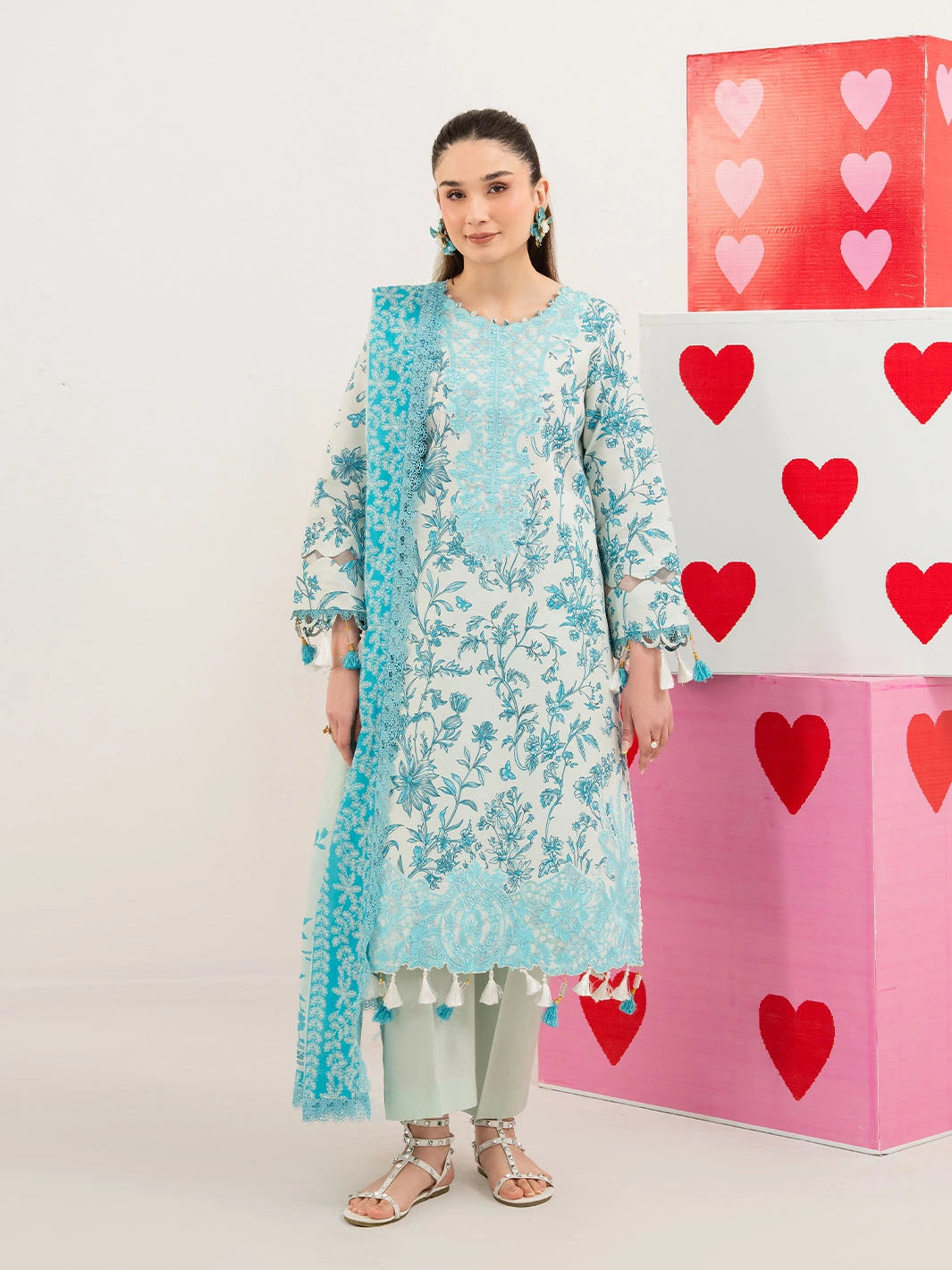 Annaya by Mahnur | Embroidered Lawn Unstitched 3-Piece Suit A-014