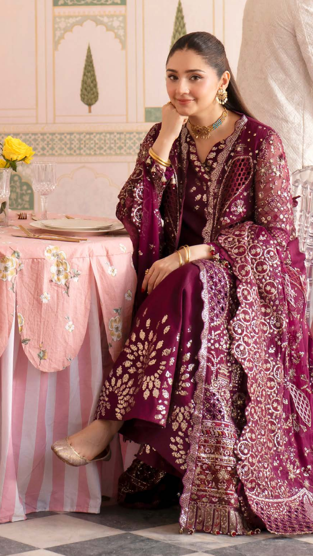Nureh Jhoomro Embroidered Unstitched 3 peice Luxury Formals suite 2026 (NL-97)