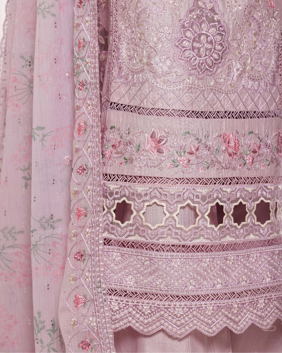 Sadabahar Luxury Embroidered Lawn Stitched 3-Piece Suit | Festive Collection